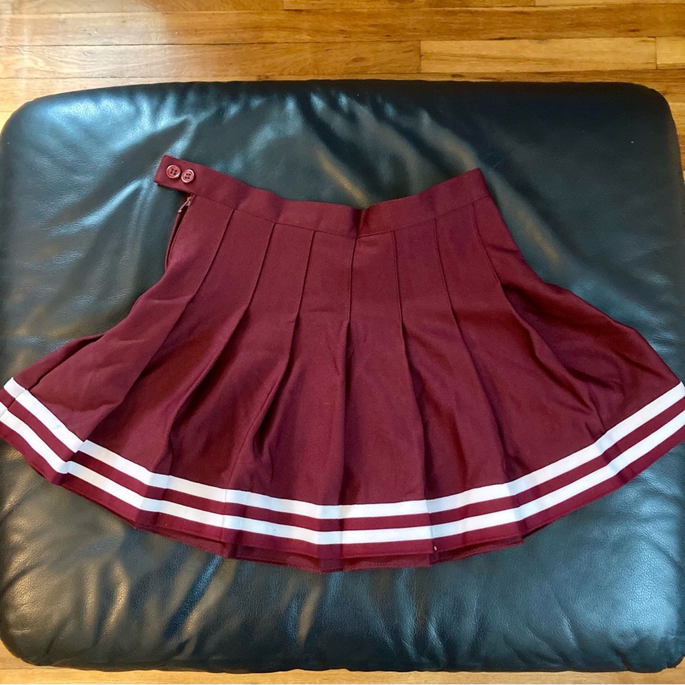Maroon Cheerleading Skirt